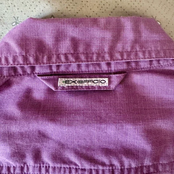 Exofficio Insect Shield Shirt in Purple - Picture 6 of 15